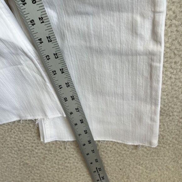 J Crew 9 Inch Billie Bootcut‎ Womens Size 27 Tall White - Picture 9 of 10